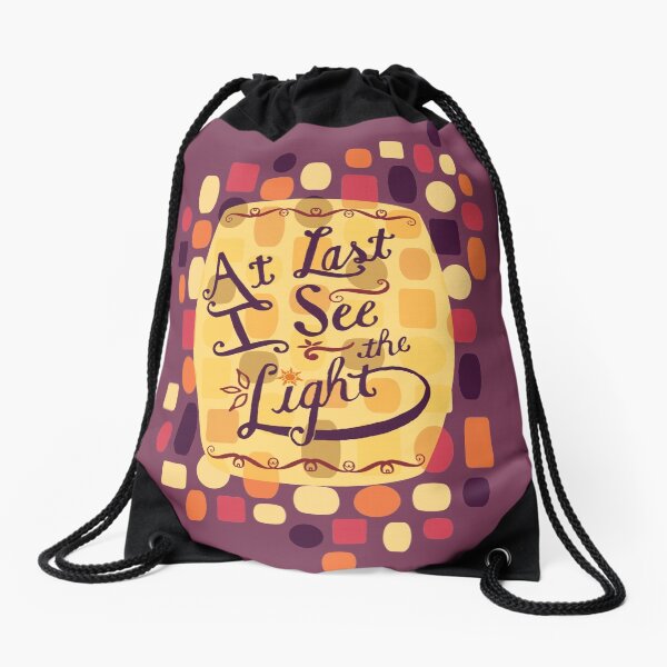 Tangled - At Last I See the Light Drawstring Bag