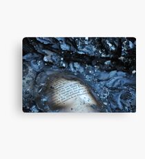 Papery Remains Canvas Print