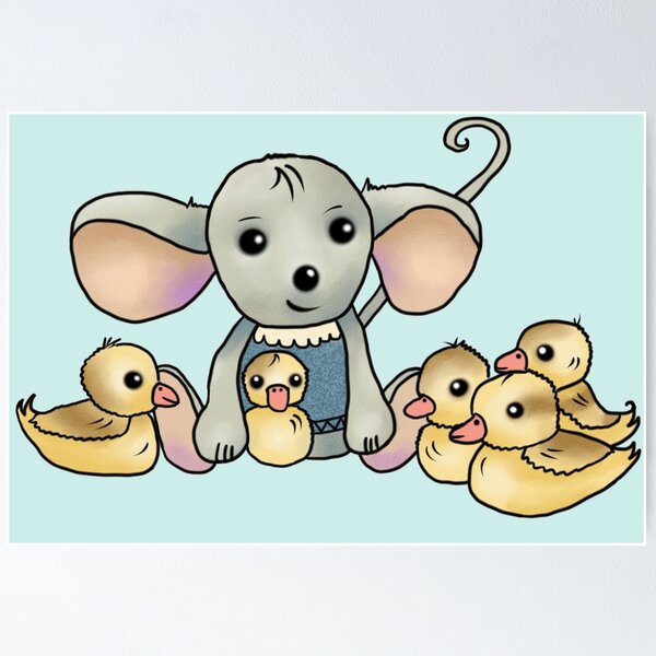 Item preview, Mouse with duckling designed and sold by Blumchen.