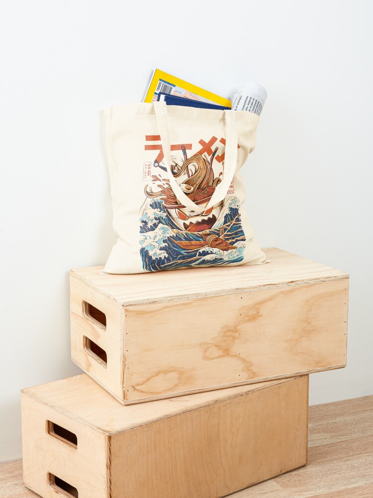 Alternate view of The Great Ramen off Kanagawa Tote Bag