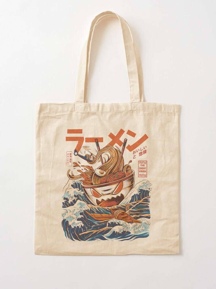 Alternate view of The Great Ramen off Kanagawa Tote Bag