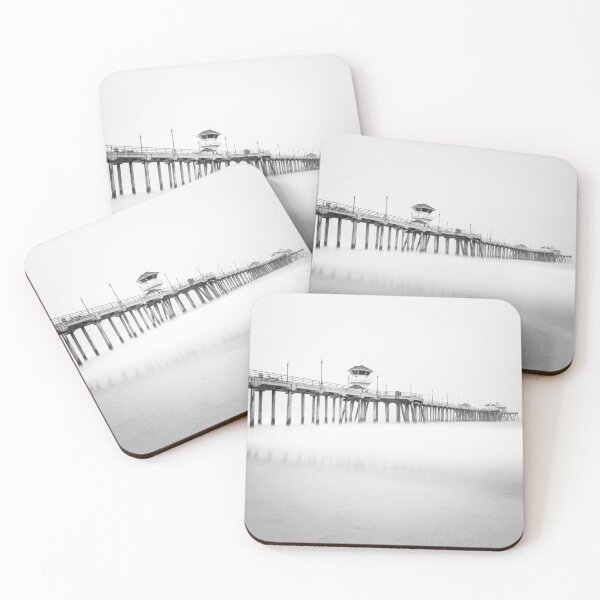 Item preview, Huntington Beach Pier in Black and White designed and sold by PaulVelgos.