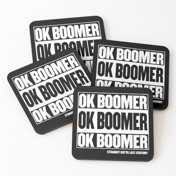 Item preview, OK Boomer - Straight Outta Last Century designed and sold by bullshirter.