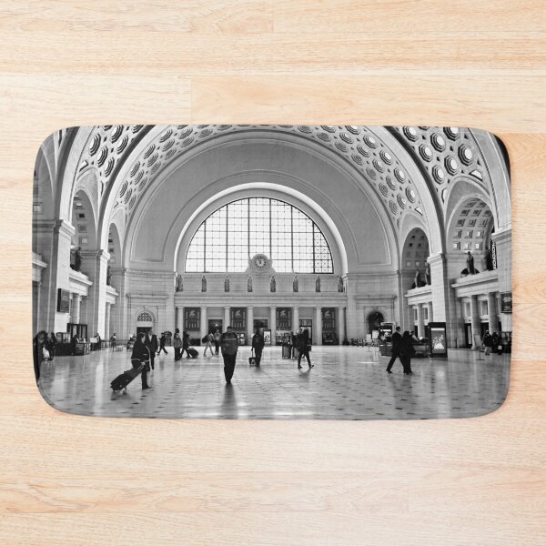 Item preview, Union Station Washington DC en blanco y negro designed and sold by AnnDixon.