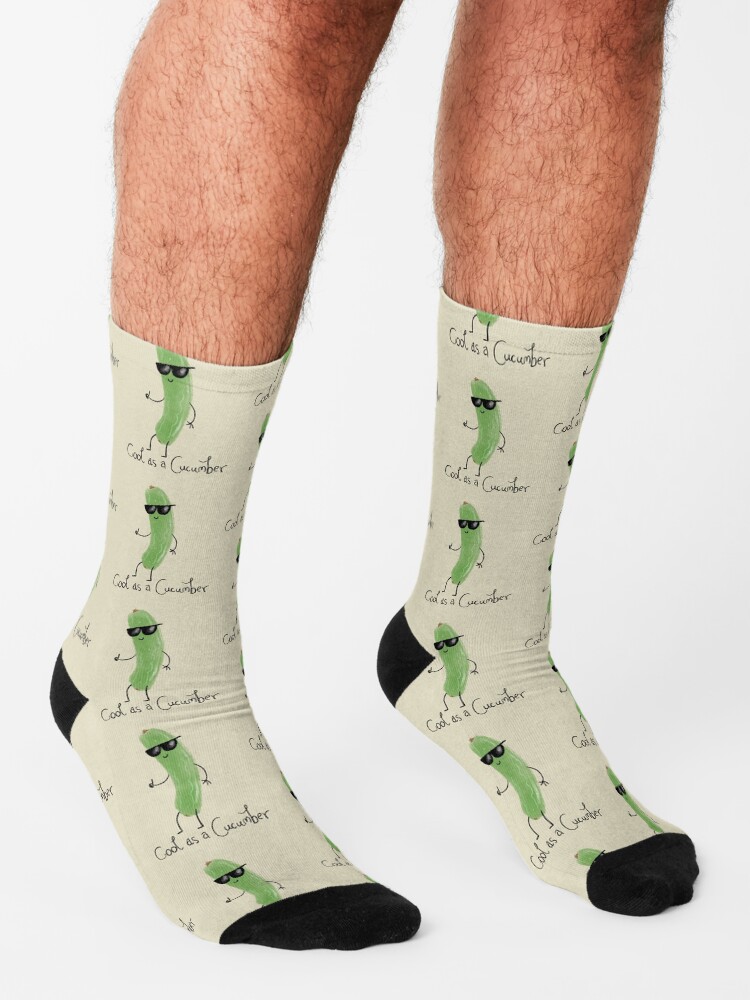 Alternate view of Cool as a cucumber Socks
