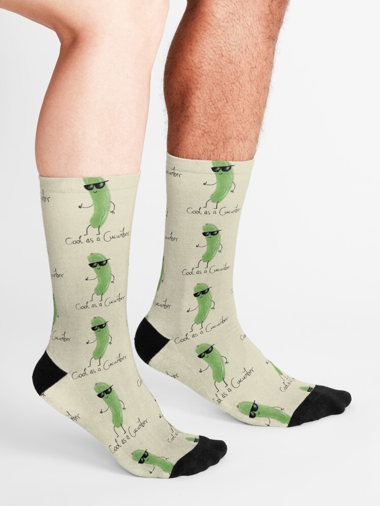 Alternate view of Cool as a cucumber Socks