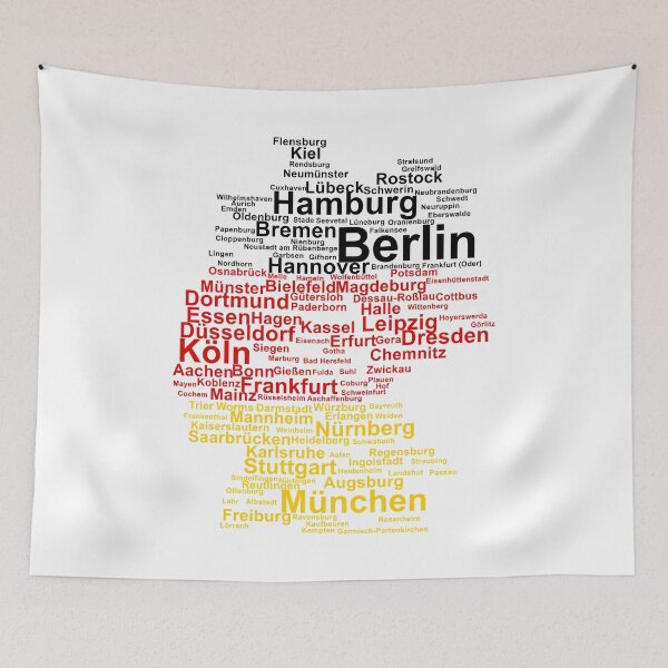 Item preview, Germany Silhouette Cities designed and sold by crizzinho.