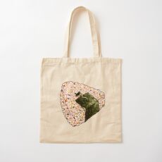 Onigiri Snooze Cotton Tote Bag