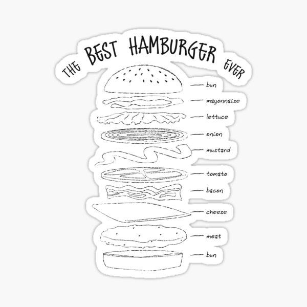 Item preview, The Best Hamburger Ever designed and sold by RicardoPeragua.