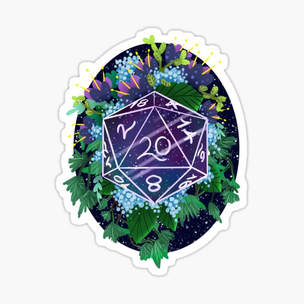 Blooming Dice Sticker