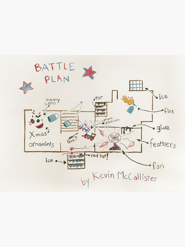 Disover Kevin's Battle Plan Premium Matte Vertical Poster