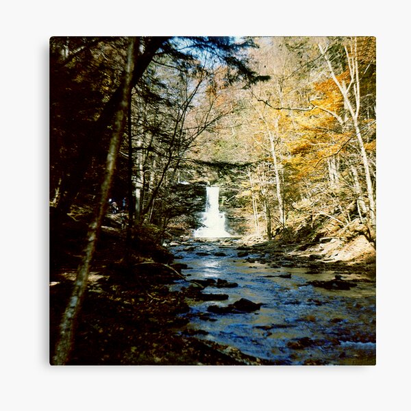 Sheldon Reynolds Falls In Ricketts Glen circa 1979 Canvas Print