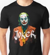 Joker movie - digital art - Joaquin Phoenix Slim Fit T-Shirt