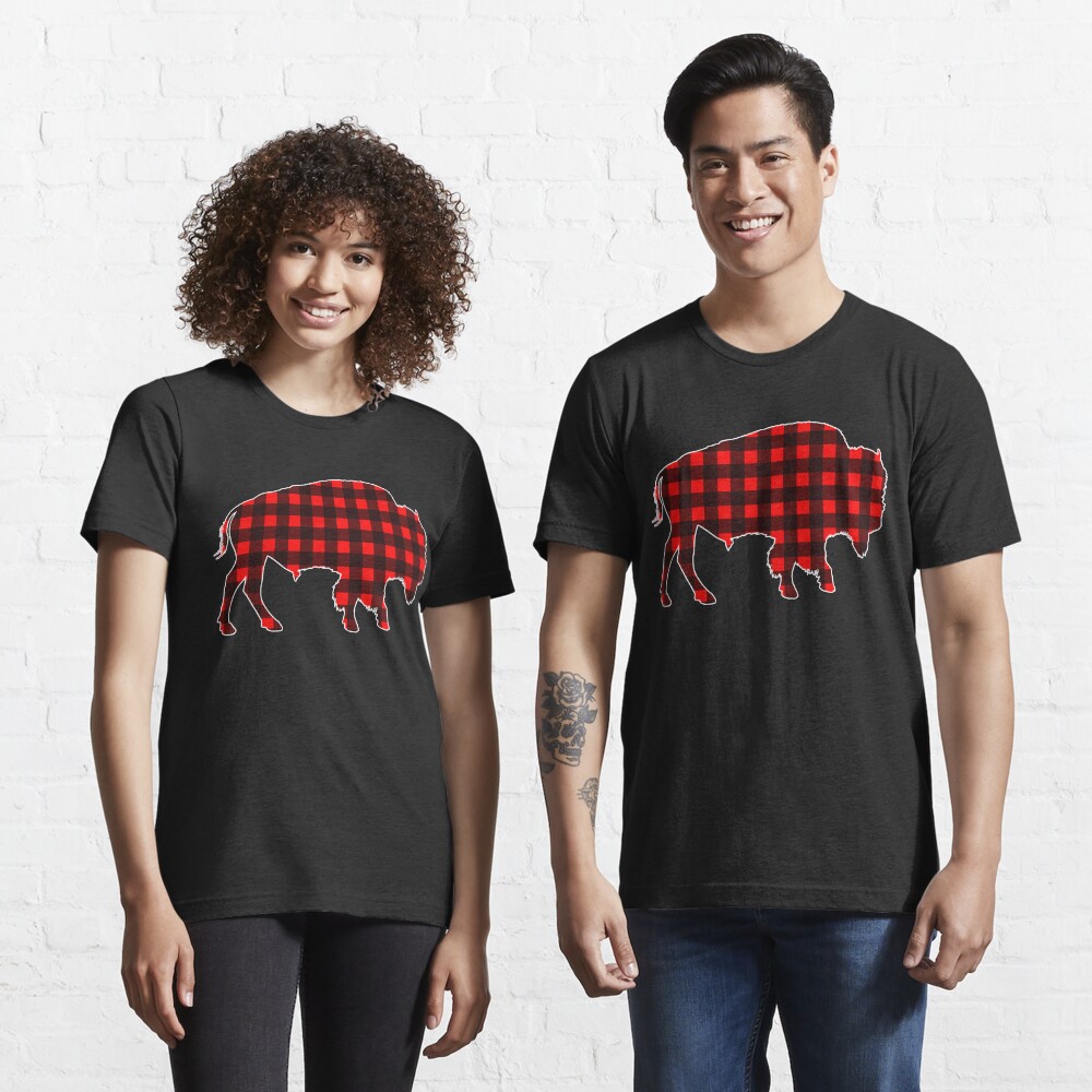 "Buffalo Bison Plaid" Tshirt for Sale by troy1969 Redbubble
