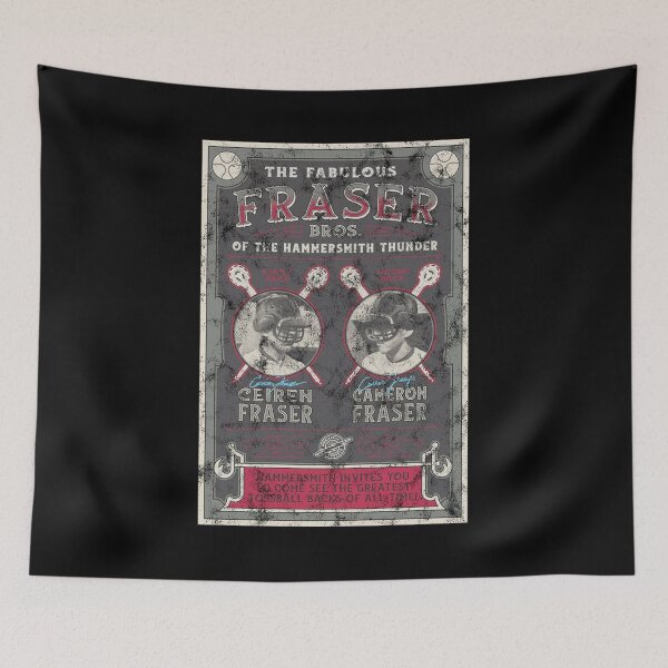 Item preview, The Outer Worlds Fabulous Fraser Bros Tossball Poster designed and sold by StebopDesigns.
