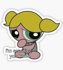 Sensitive Bubbles Glossy Sticker