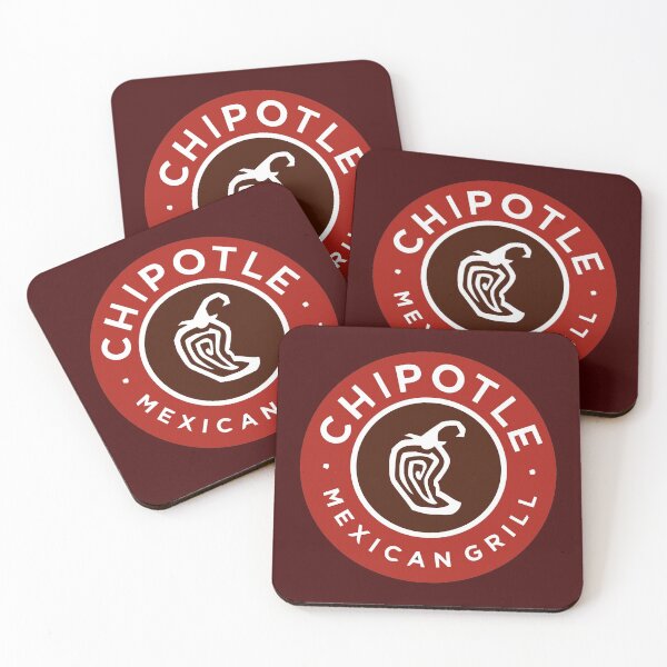 Chipotle Mexican Grill Coasters (Set of 4)