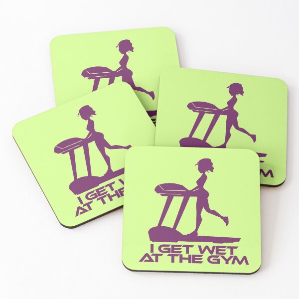 Item preview, I Get Wet At The Gym - Fitness Gift for Girls designed and sold by IslandLakeTree.