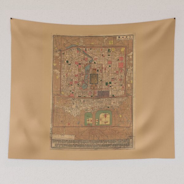 Item preview, Map of Beijing (Peking), China (1914) designed and sold by allhistory.