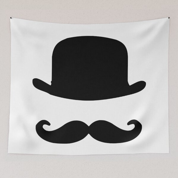 Item preview, Mustache and bowler hat designed and sold by fourretout.