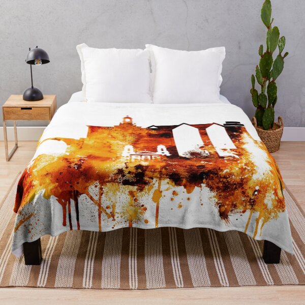 Item preview, San Jose California Red Yellow Skyline designed and sold by DimDom.