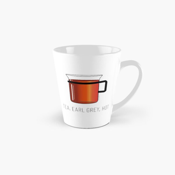 Tea, Earl Grey, Hot - Captain Picard, Star Trek TNG, (light backgrounds) Tall Mug