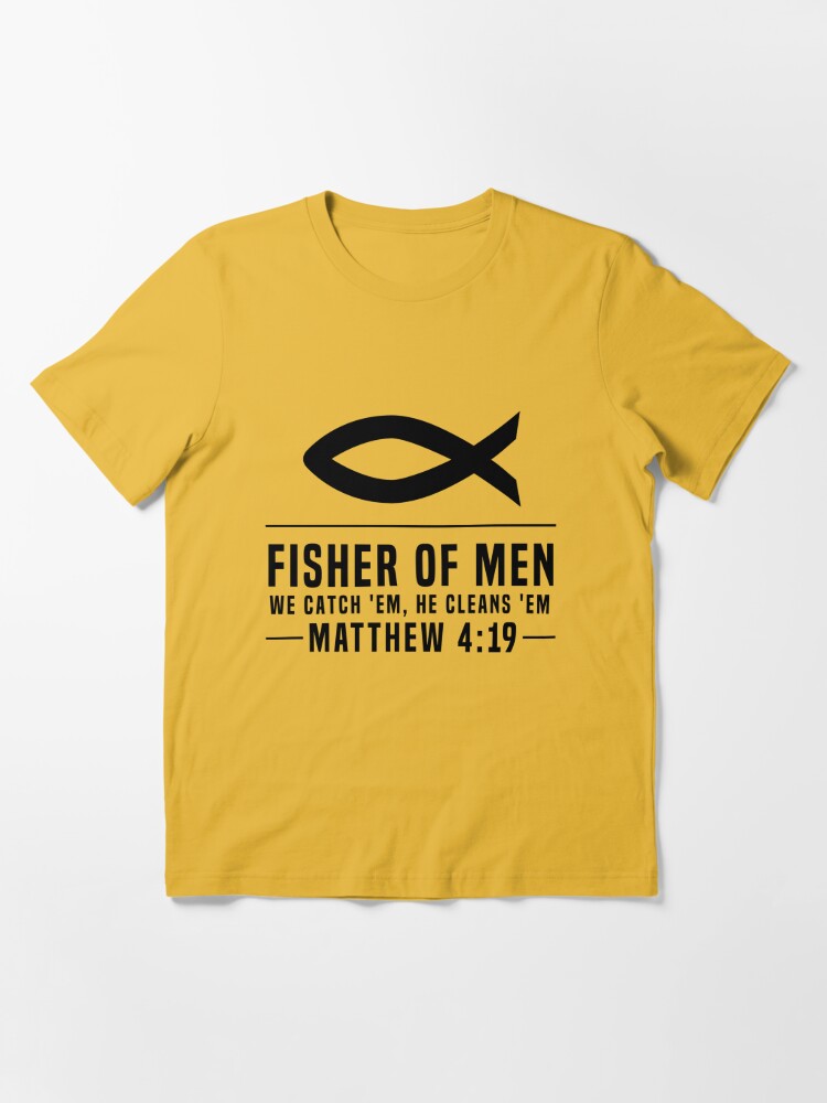 Jesus Fisher of Men | Fishing Co. | Christian T Shirt | Men's| Christmas | Gift | Brewing Co. | God | Jesus | Let Me Tell You About My