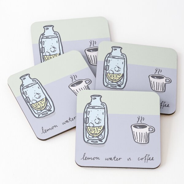 Item preview, Lemon water vs. coffee designed and sold by johanneVN.