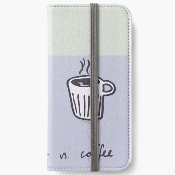 Lemon water vs. coffee iPhone Wallet