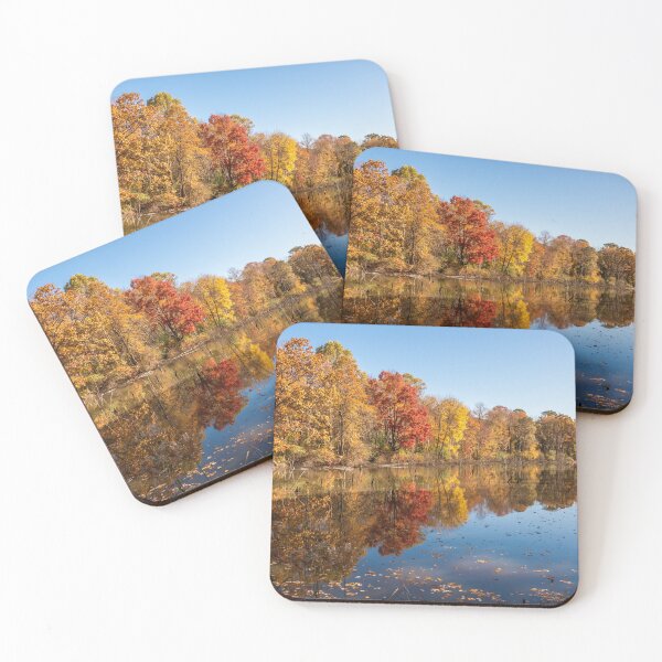 Item preview, Autumn Color and Reflections Moraine State Park of Pennsylvania  designed and sold by Debra Martz.