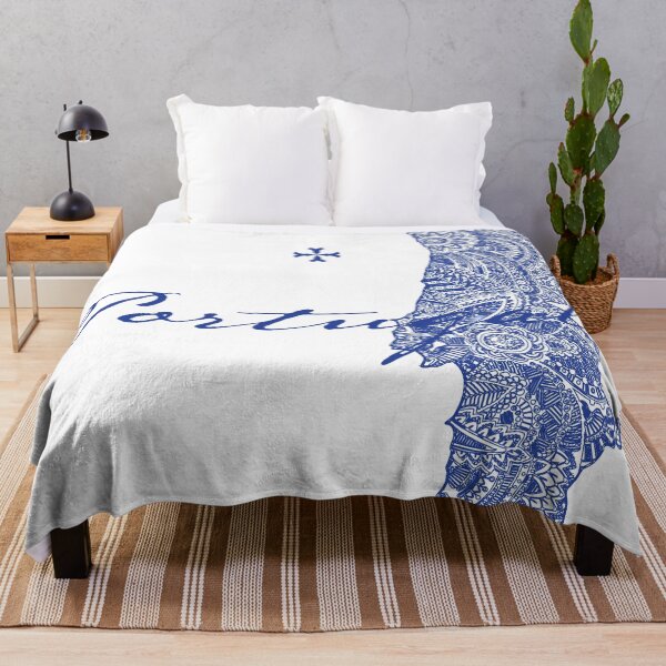 Item preview, Modern Blue Portugal and Portugal Country Shape designed and sold by letsgoto.