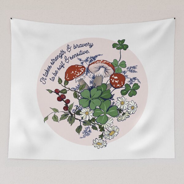 Item preview, It Takes Strength and Bravery to be Soft and Sensitive designed and sold by fabfeminist.