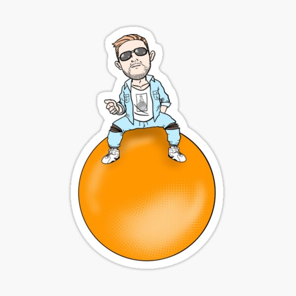 Cassidy on an Orange Sticker