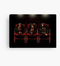 The Three Wise Monkeys Canvas Print