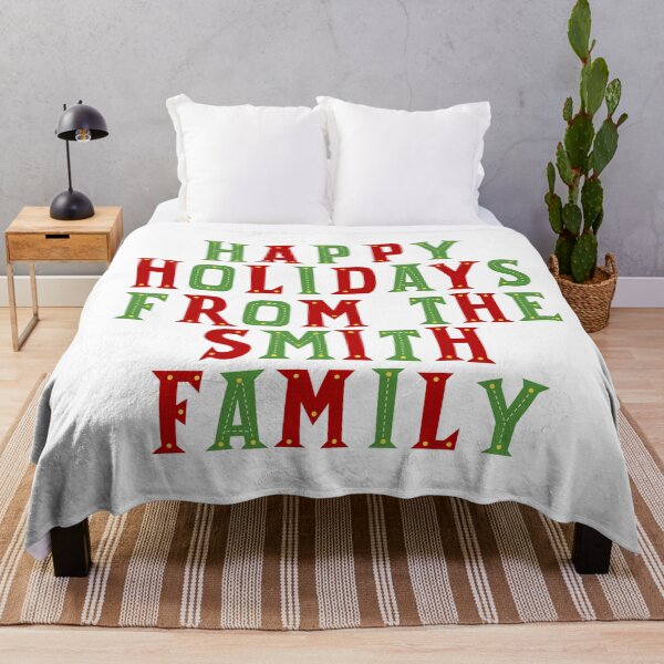Item preview, Happy holidays from the Smith family designed and sold by Urosek.