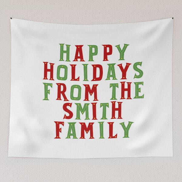 Item preview, Happy holidays from the Smith family designed and sold by Urosek.