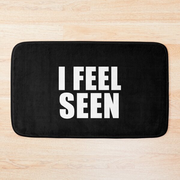Item preview, I Feel Seen (Black) designed and sold by quoteedesigns.