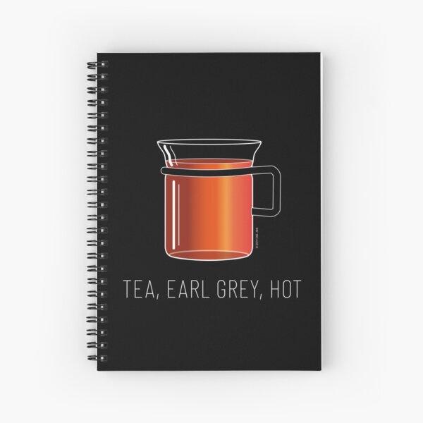 Item preview, Tea, Earl Grey, Hot - Captain Picard, Star Trek TNG, (dark backgrounds) designed and sold by Markadesign.