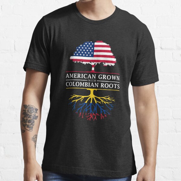 American Grown With Colombian Roots Men's T-Shirt American Grown With Colombian Roots Men's T-Shirt