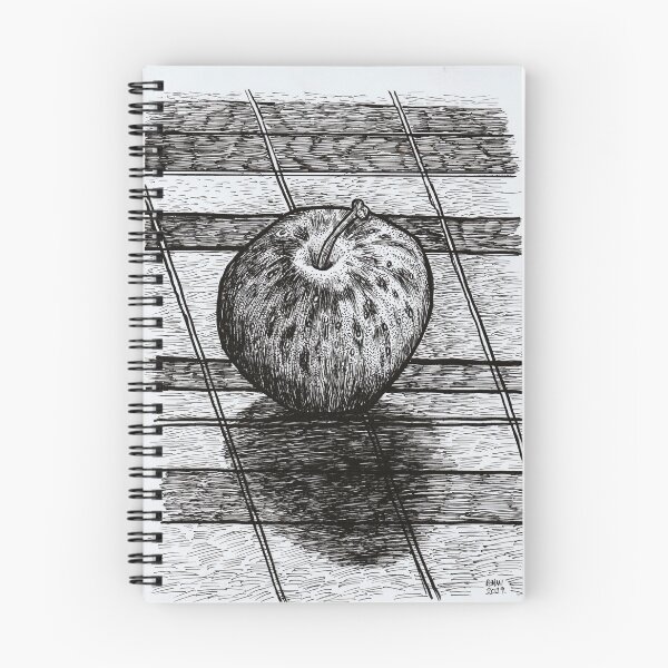 Item preview, Apple on a tablecloth...pen, marker on 29,7 x 21cm paper designed and sold by crowleyronan123.