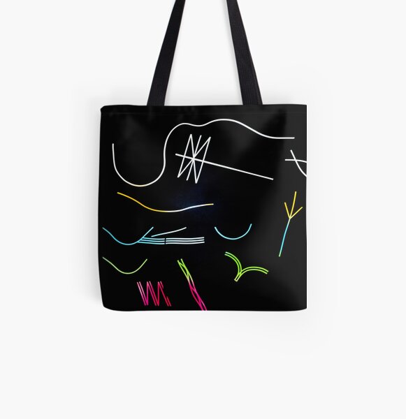 Chains, whips, and powertrips All Over Print Tote Bag