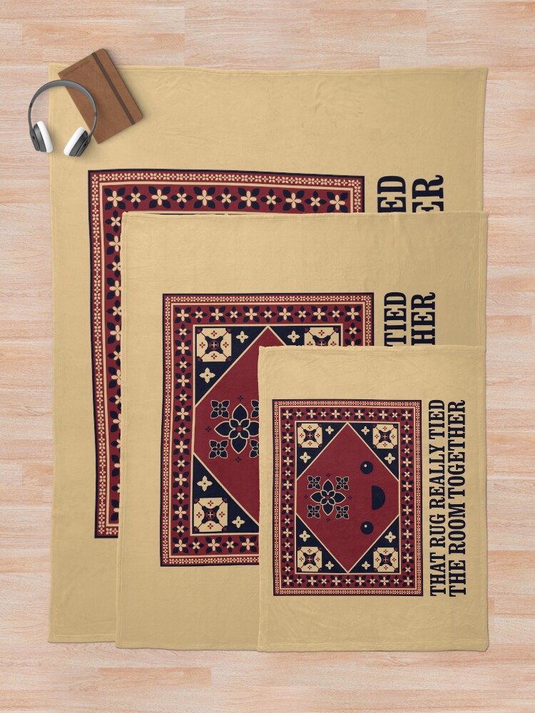 Alternate view of The Big Lebowski - Rug - That Rug Really Tied The Room Together Throw Blanket