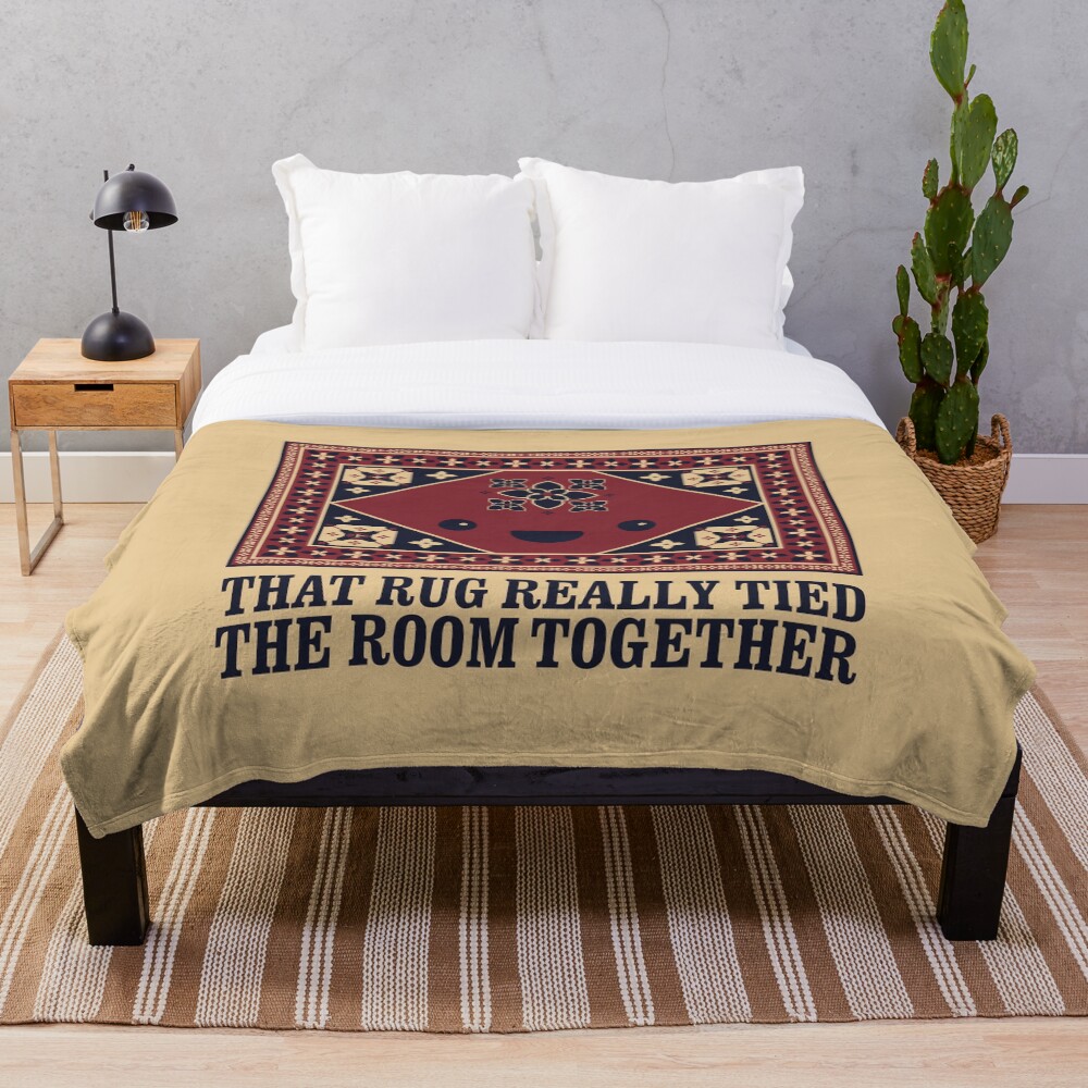 The Big Lebowski - Rug - That Rug Really Tied The Room Together Throw Blanket