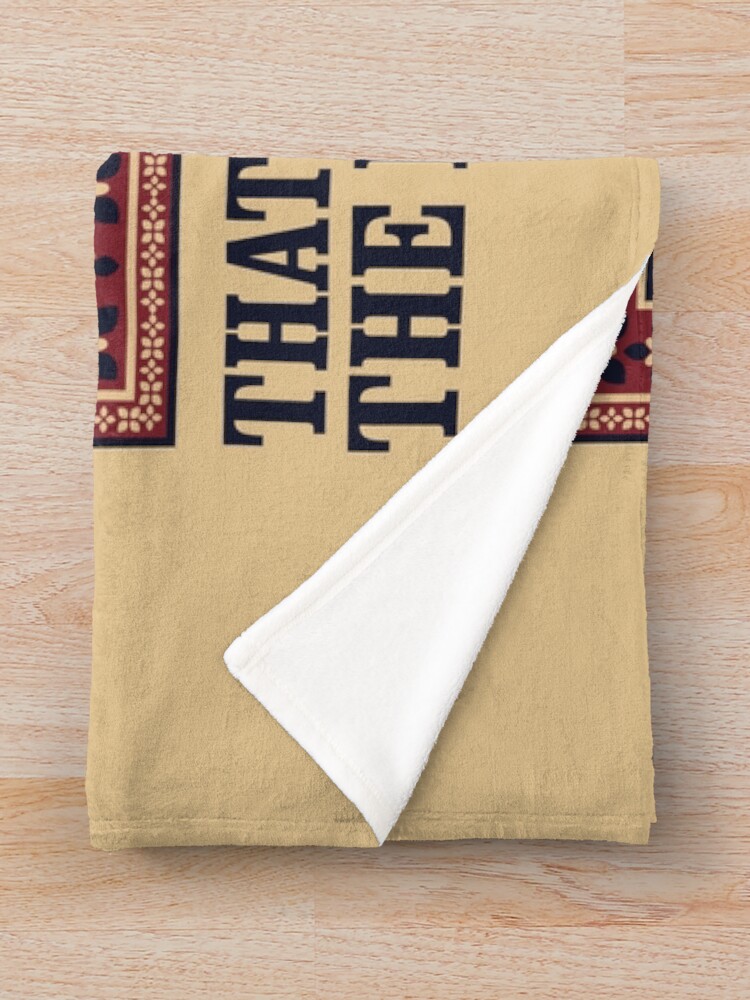 Alternate view of The Big Lebowski - Rug - That Rug Really Tied The Room Together Throw Blanket