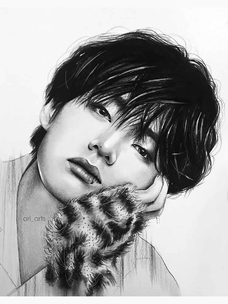 Kim Taehyung drawing by AndreeaCJ on DeviantArt