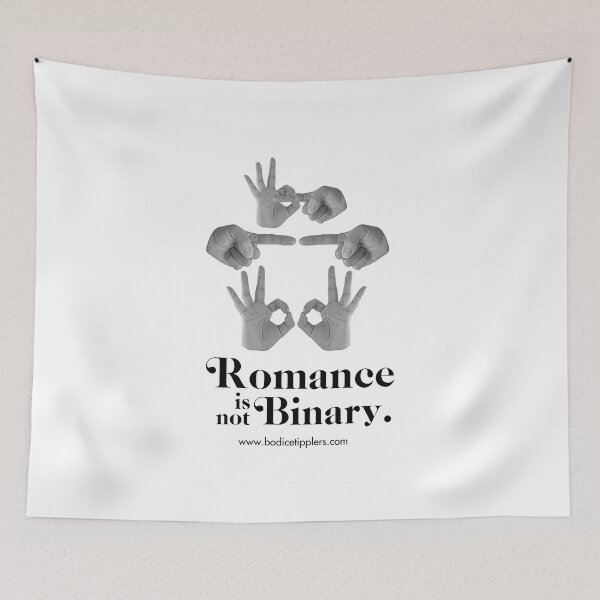 Item preview, Romance is not Binary designed and sold by HereticTees.