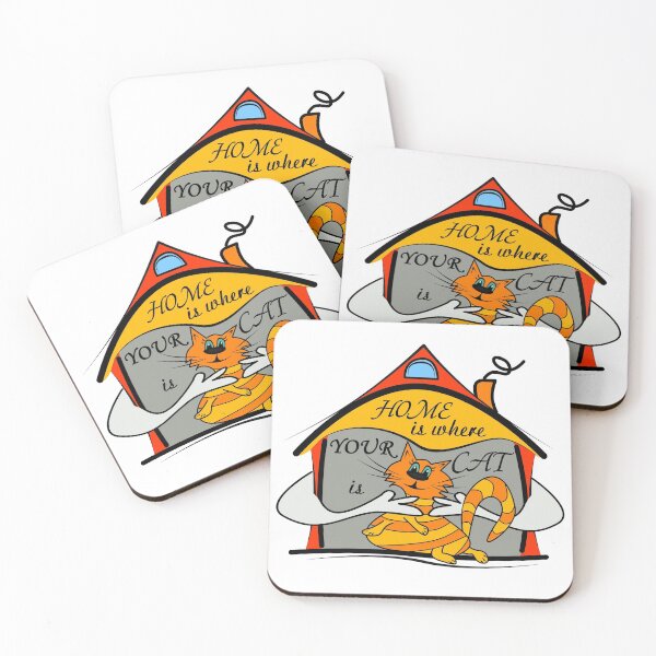 Item preview, home is where your cat is designed and sold by AvotArt.