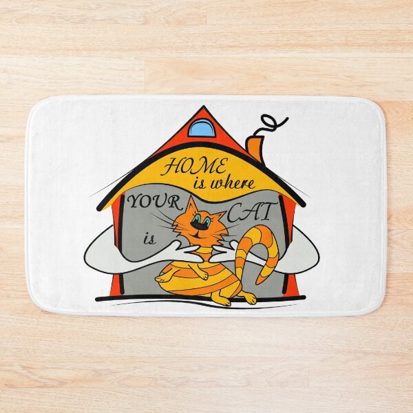 Item preview, home is where your cat is designed and sold by AvotArt.