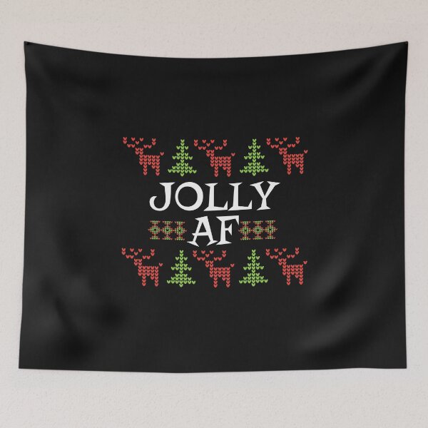 Item preview, Jolly Af Funny Christmas Holiday Quote Sarcastic Humor  designed and sold by alenaz.
