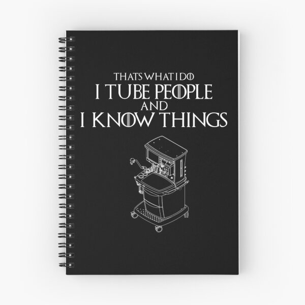 Item preview, I Tube People and I Know Things Anaesthesia / Anesthesia designed and sold by VersiMerch.